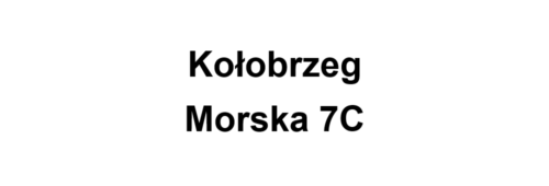 Kołobrzeg Morska 7C