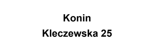 Konin Kleczewska 25