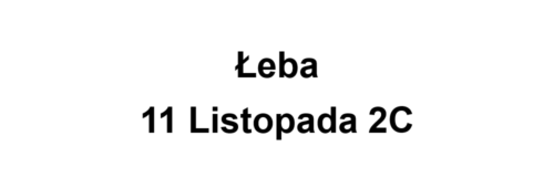 Łeba 11 Listopada 2C