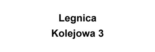 Legnica Kolejowa 3