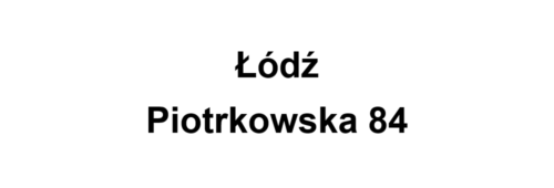 Lodz Piotrkowska 84