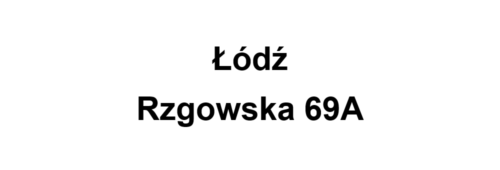 Łódź Rzgowska 69A