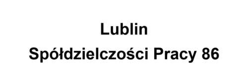 Lublin Spółdzielczości Pracy 86