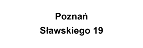 Poznań Sławskiego 19