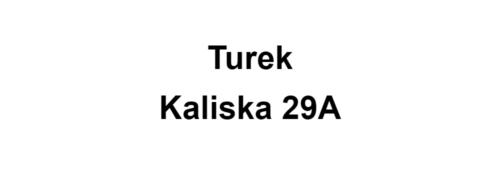 Turek Kaliska 29A