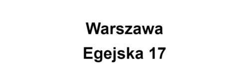 Warszawa Egejska 17