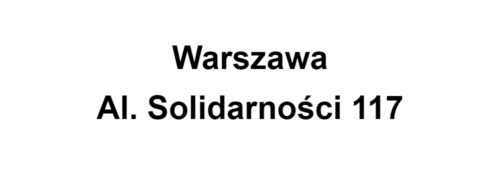 Warszawa Aleja Solidarności 117