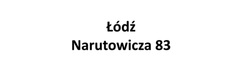 Łódź Narutowicza 83