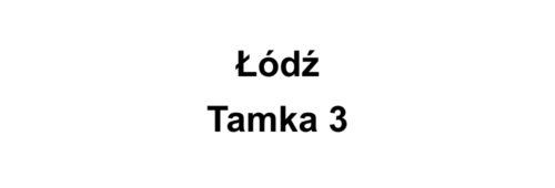 Łódź Tamka 3